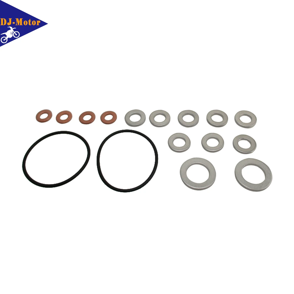 DJ-Motor Oil Filter Cover O-Ring and Drain Plug Washer For Honda CRF150RB CRF250R CRF250X CRF450R CRF450X