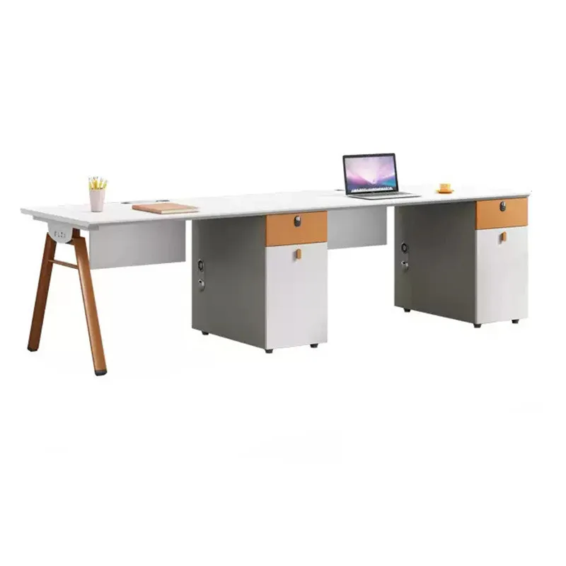 

Новый офисный коммерческий стол для персонала, многофункциональная проводка с паролем и шкафом, стол для рабочей станции