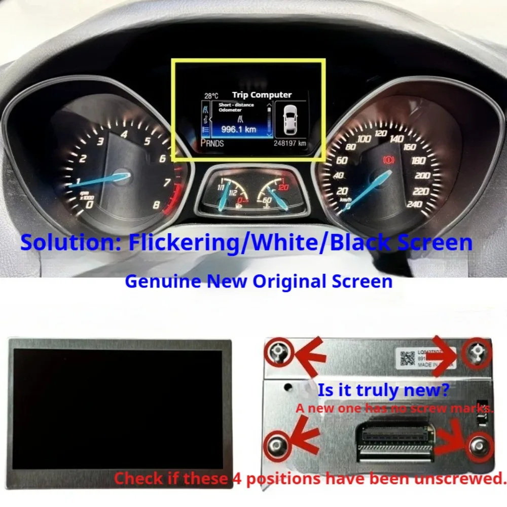 

For FOX Escape Mondeo Road Shaker Taurus Xinshengda Instrument LCD Screen Display