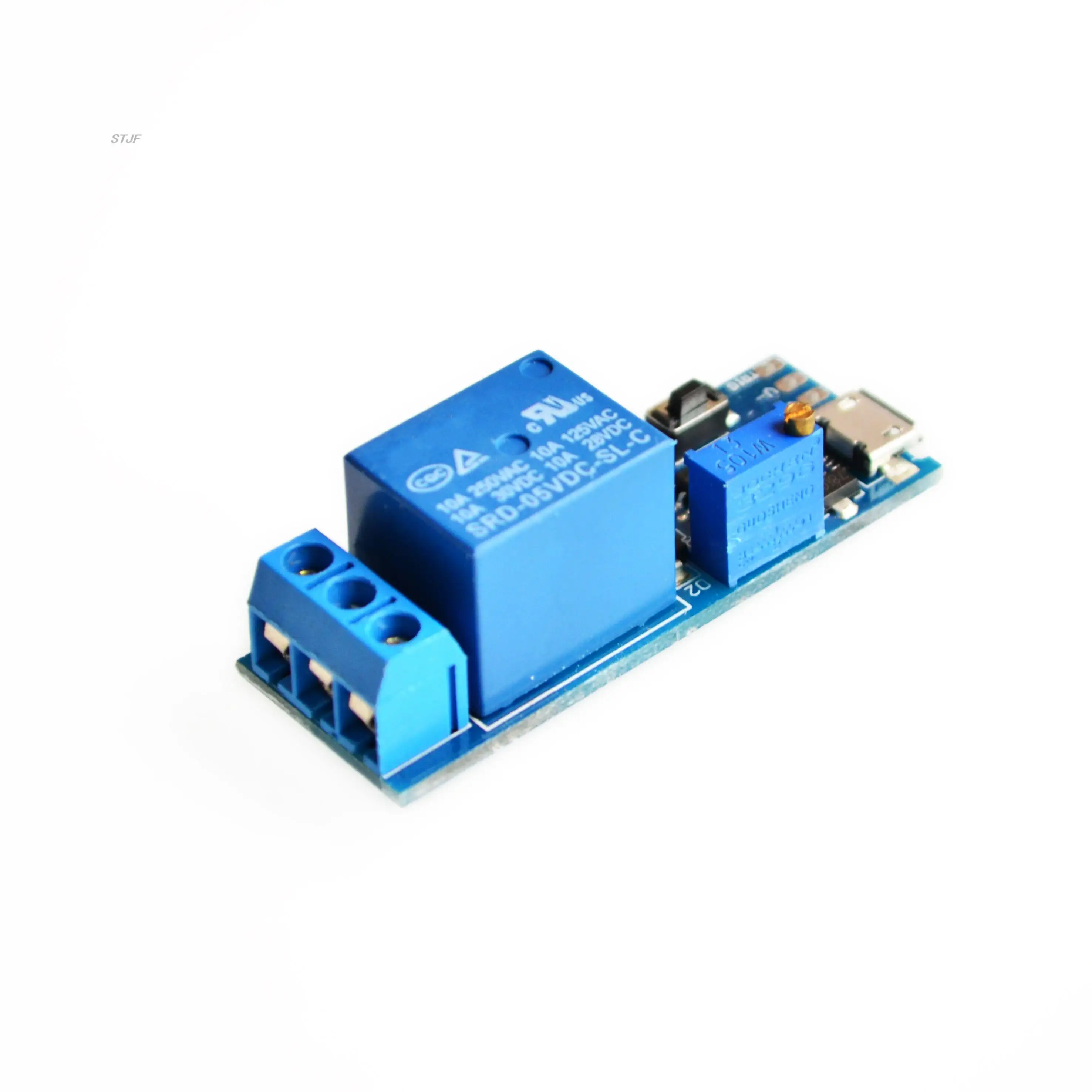 Smart Electronics 5V-30V Micro USB Power Adjustable Delay Relay Timer Control Module Trigger Delay Switch