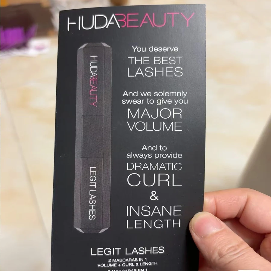 2 ml Monstergrootte Huda Legit Wimpers Instant Lash Extension Wimpers Make-up Voller Multiplied Extreme Krul Sneldrogende Wimpers Schoonheid