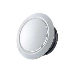 Cubierta de ventilación de aire redonda de 75MM, rejilla de ventilación de disco ajustable montada en la pared para techo de cocina y baño