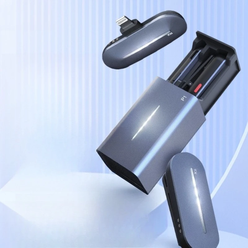 Wireless microphone, collar clip mobile phone live broadcast radio microphone, special recording microphone