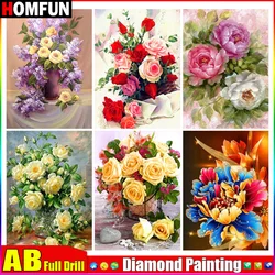 HOMFUN AB Paint With Diamond Embroidery 