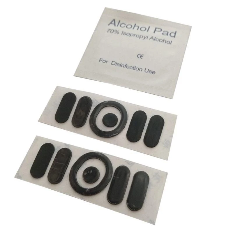 2Set Mouse Skates Feet Pads Mouse Feet Sticker for G304 G305 Mouse Rounded Curved Edges Mouse Feet
