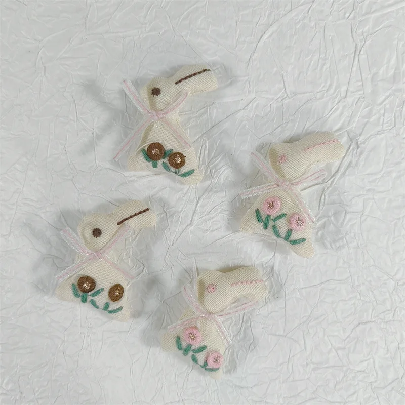

3D Bunny Hair Clips Non-Slip Grip for Toddlers Cartoon Character Hairpins Girls DIY Garment Hair Accessories