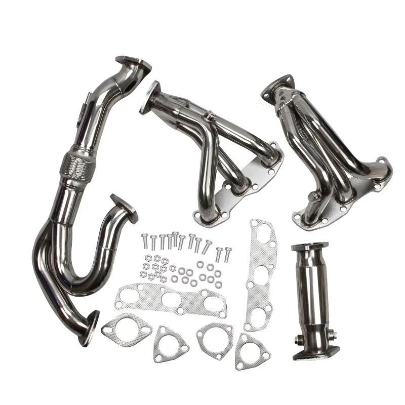

SXLL VQ35DE V6 Stainless Steel Exhaust Manifold Header Fits 3.5L