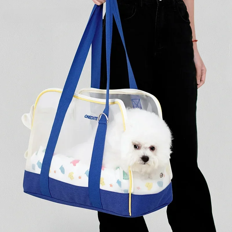 Pet Bag Portable Bag for Going Out Breathable Dog Bag for Going Out Soft and Comfortable Shoulder Portable Cat Bag