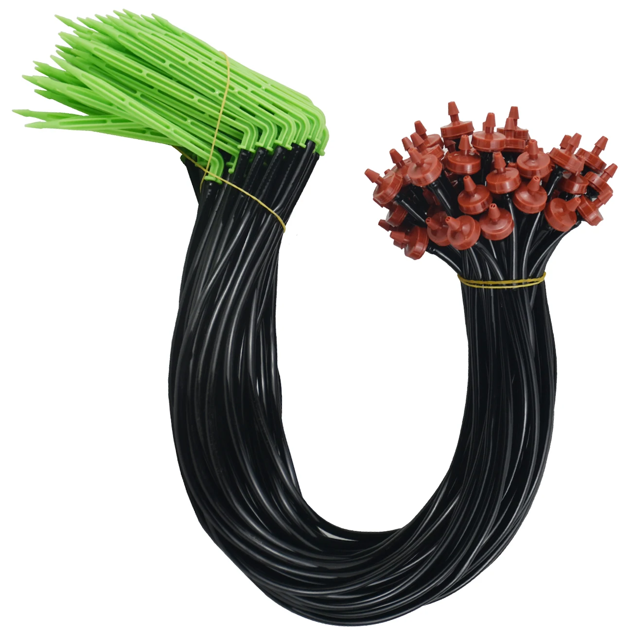 KESLA 50pcs Drip Irrigation 2L/H 4L 8L Arrow Drippers Garden Watering System Kit 3/5mm Hose for Plant Potted Bonsai Greenhouse