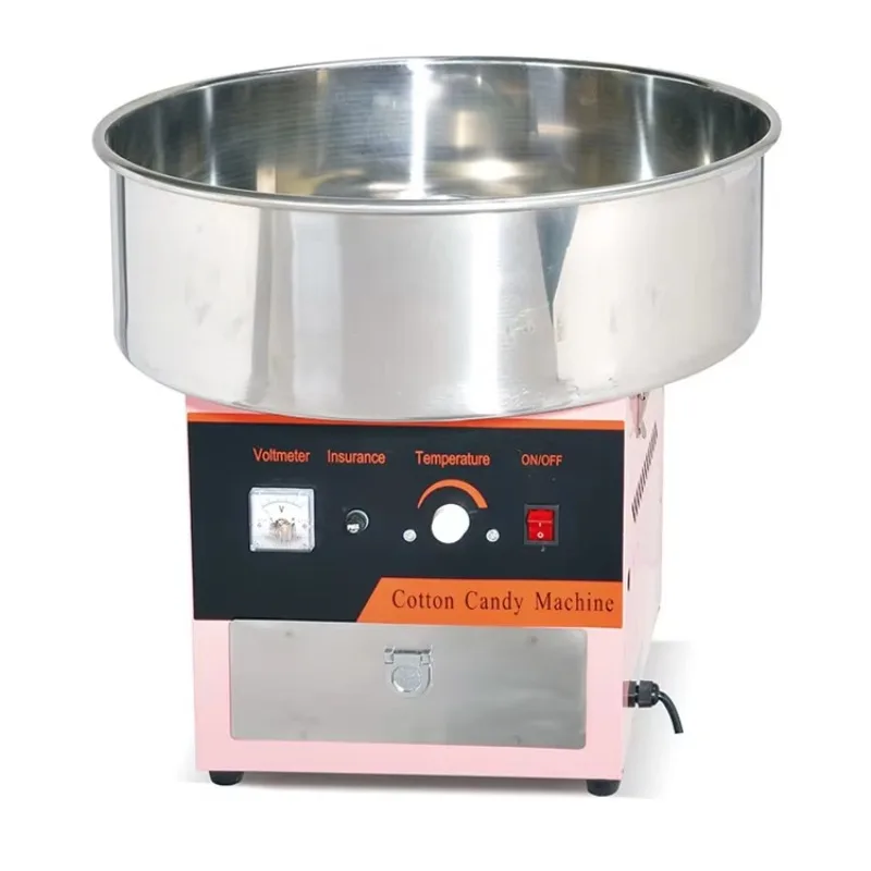 High Quality Commercial - Marshmallow Floss Making Machine with Mobile Trolley for Party Snack Business
