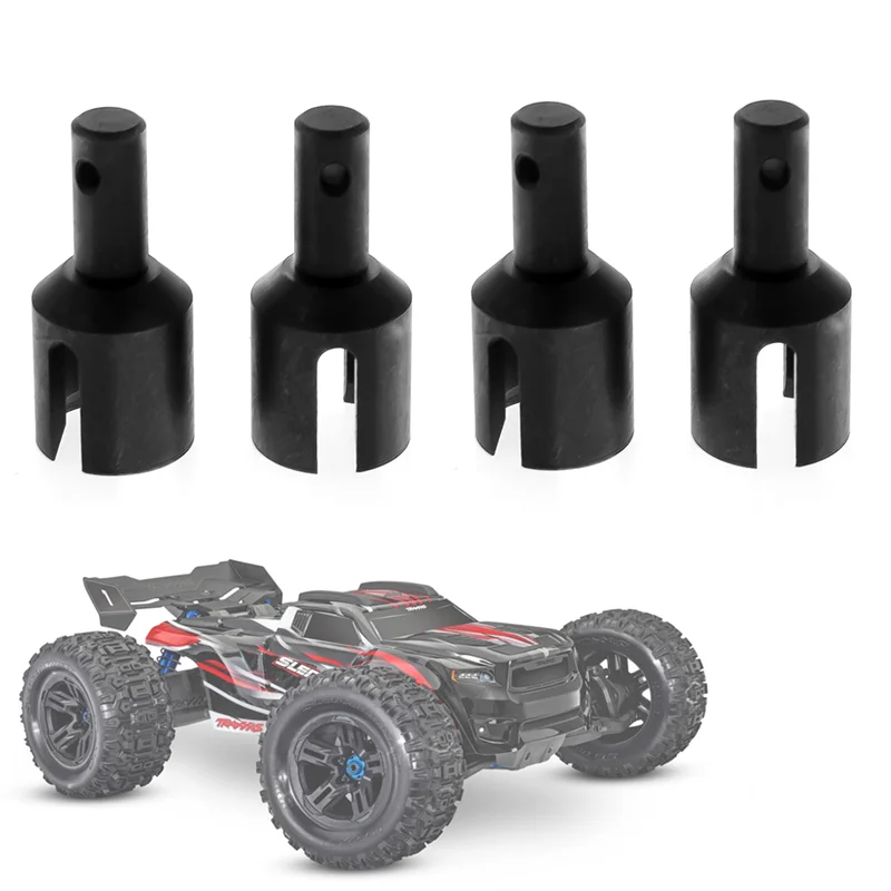 Tazza di uscita differenziale anteriore e posteriore in acciaio metallico da 4 pezzi 9583 per 1/8 Traxxas Sledge RC aggiornamenti per auto accessori per parti, 1