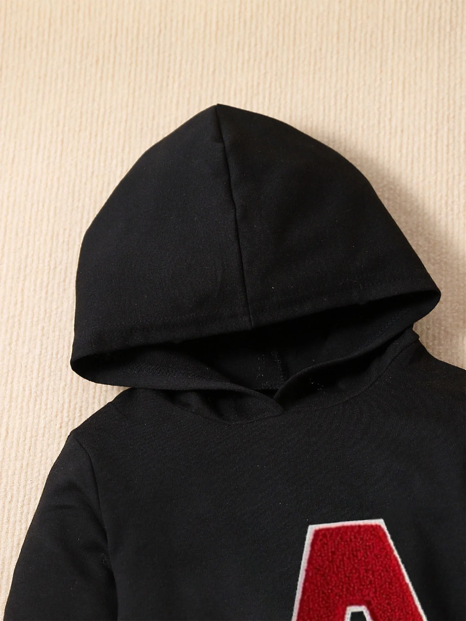 2Pcs Kids Girls Fashion Letter A Sports Set Tracksuit Long Sleeve Hoodie Hooded Sweatshirt+Sweatpants Fitness Sportswear Sets - Image 5