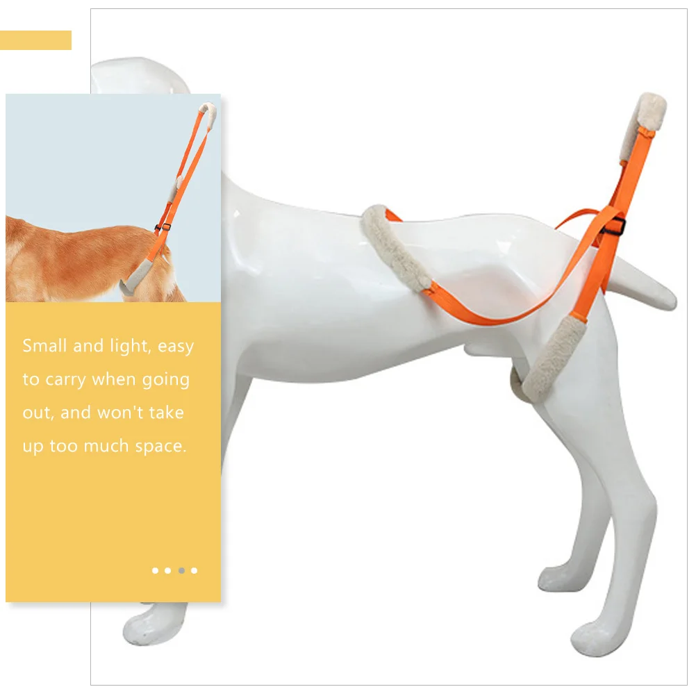 

Portable Dog Sling Harness Adjustable Support Carrier Slings Small Pets Lightweight Breathing Material Long Lasting Durable