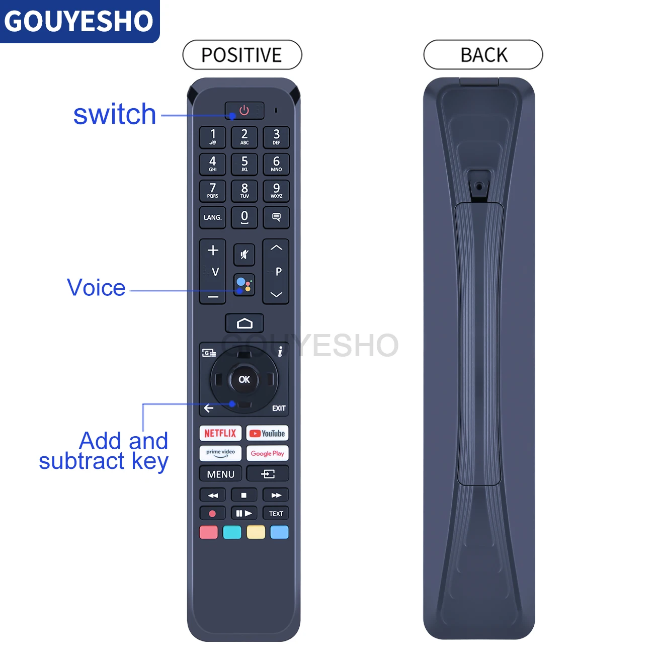 New Voice Remote Control for VESTEL TOSHIBA TV 30111973 RC45160BT CT-8563 RC45160 RC43160