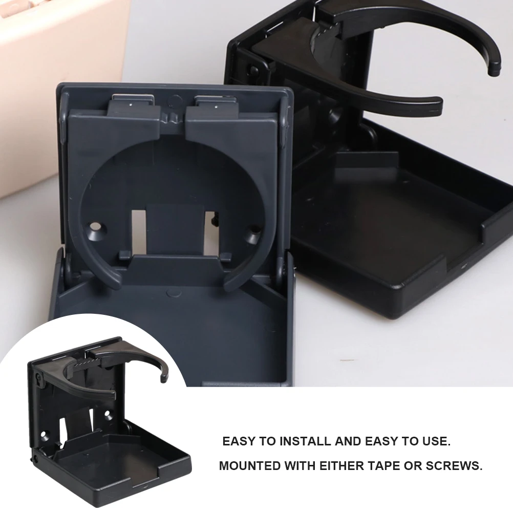 

1Pcs Foldable Car Cup Holder Adjustable Retainer Arms Easy Install for Rv Boat Truck Car Drink Holder Cup Rack