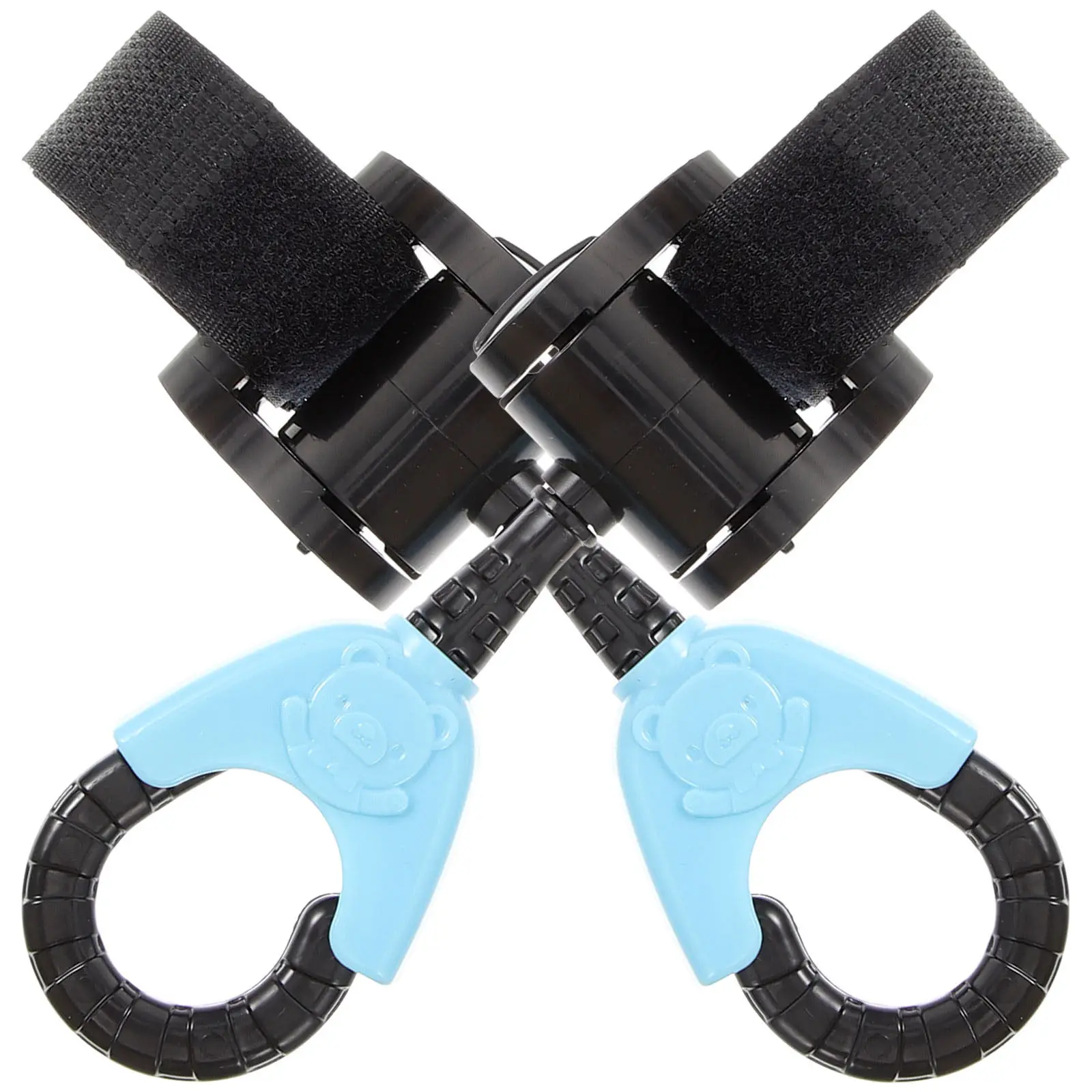 2 Pcs Pram Hooks for Bags Nonslip Stroller ABS Multipurpose Portable Car Luggage