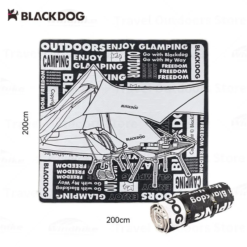 

Naturehike BLACKDOG Spring Picnic Mat 200x200cm Ultralight Moistureproof Pad Bottom PE Aluminum Film 1.69kg Portable Camping Mat