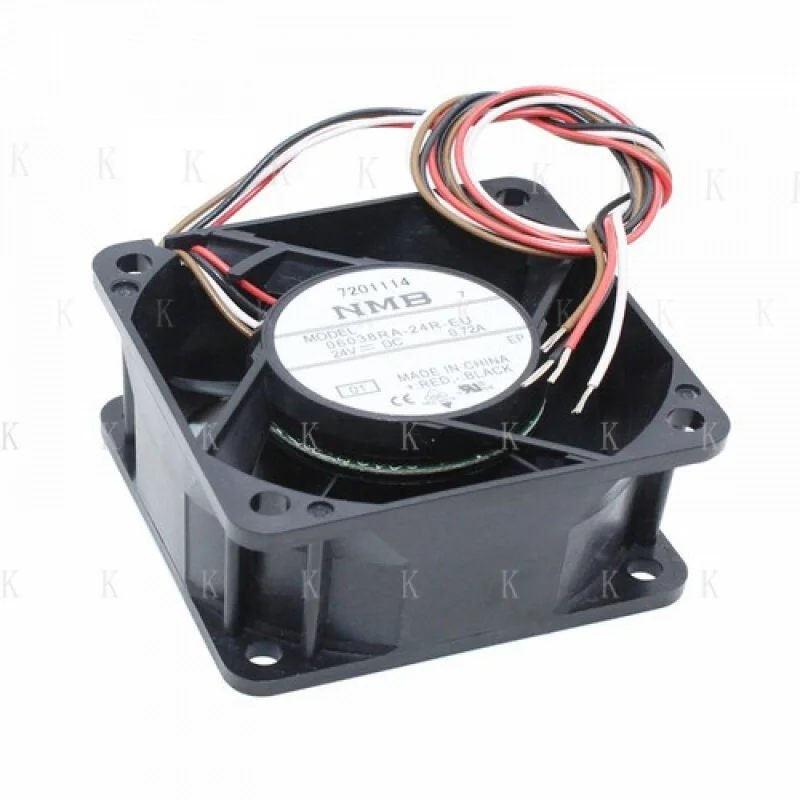C  FOR  NMB 06038RA-24R-EU DC24V 0.72A 6038 6CM Inverter 4-wire PWM Cooling Fan