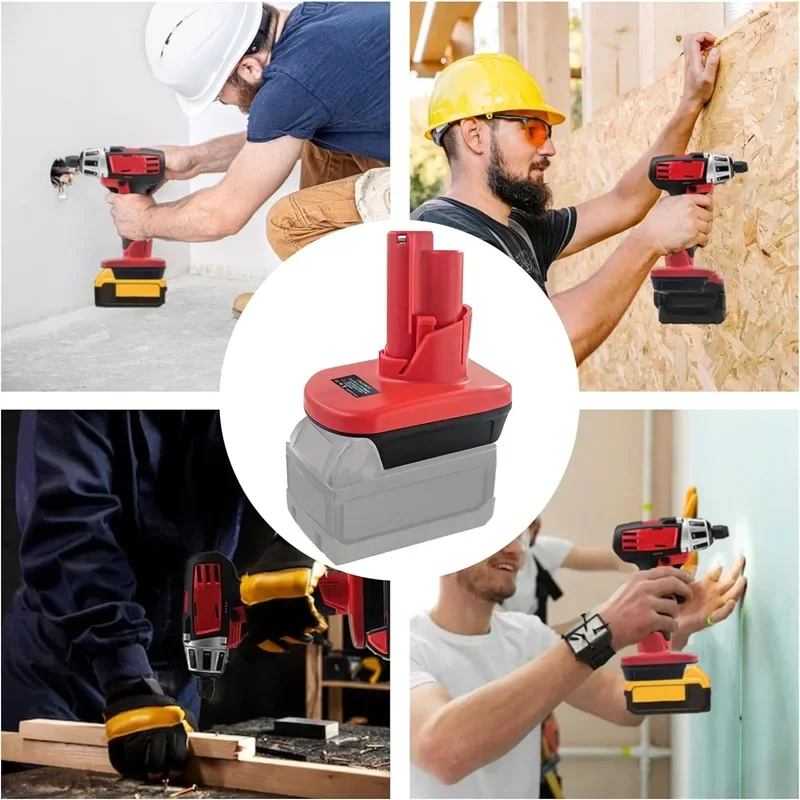 محول بطارية ل ديوالت ، 18 فولت 20 فولت ، ميلووكي 18 فولت بطارية ليثيوم أيون ل ميلووكي 12 فولت أدوات كهربائية لاسلكية ، استخدام الحفر الكهربائية
