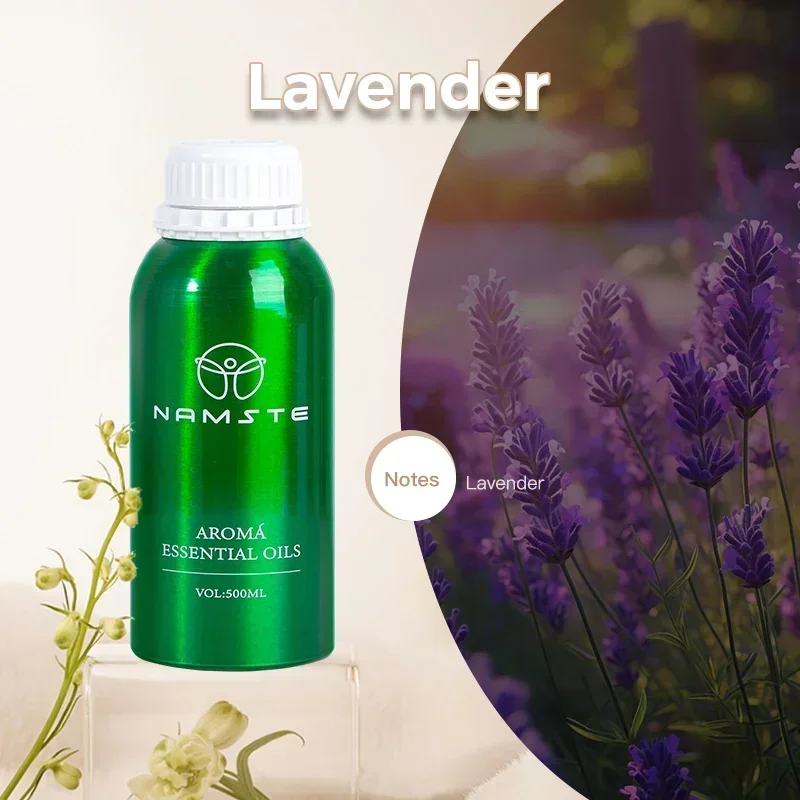 NAMASTE 500ml luxe Essentiële Oliën Puur Natuurlijk voor Diffuser luchtbevochtiger Aromatherapie Jasmijn Orchidee Aroma Olie parfum spray