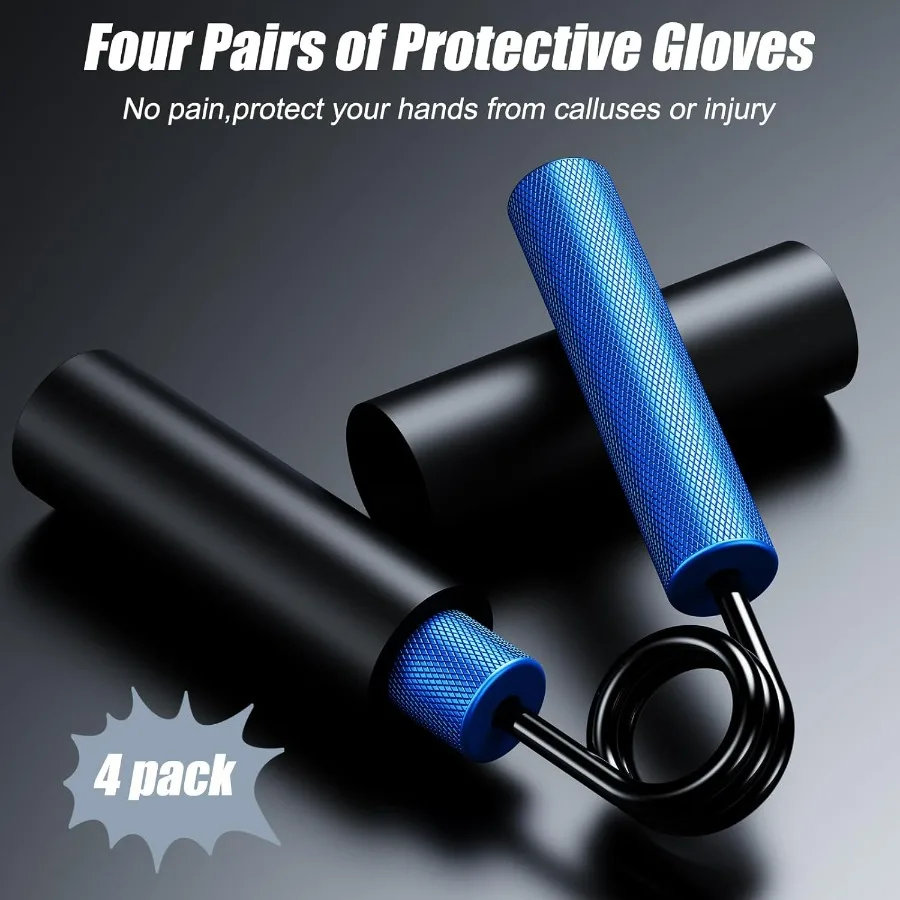 قبضة قوة المدرب 6 حزمة 50LB300LB مقوي قبضة اليد المعدنية لصالة الألعاب الرياضية في الهواء الطلق المنزل استخدام عدم الانزلاق الثقيلة الساعد ممارسة #5