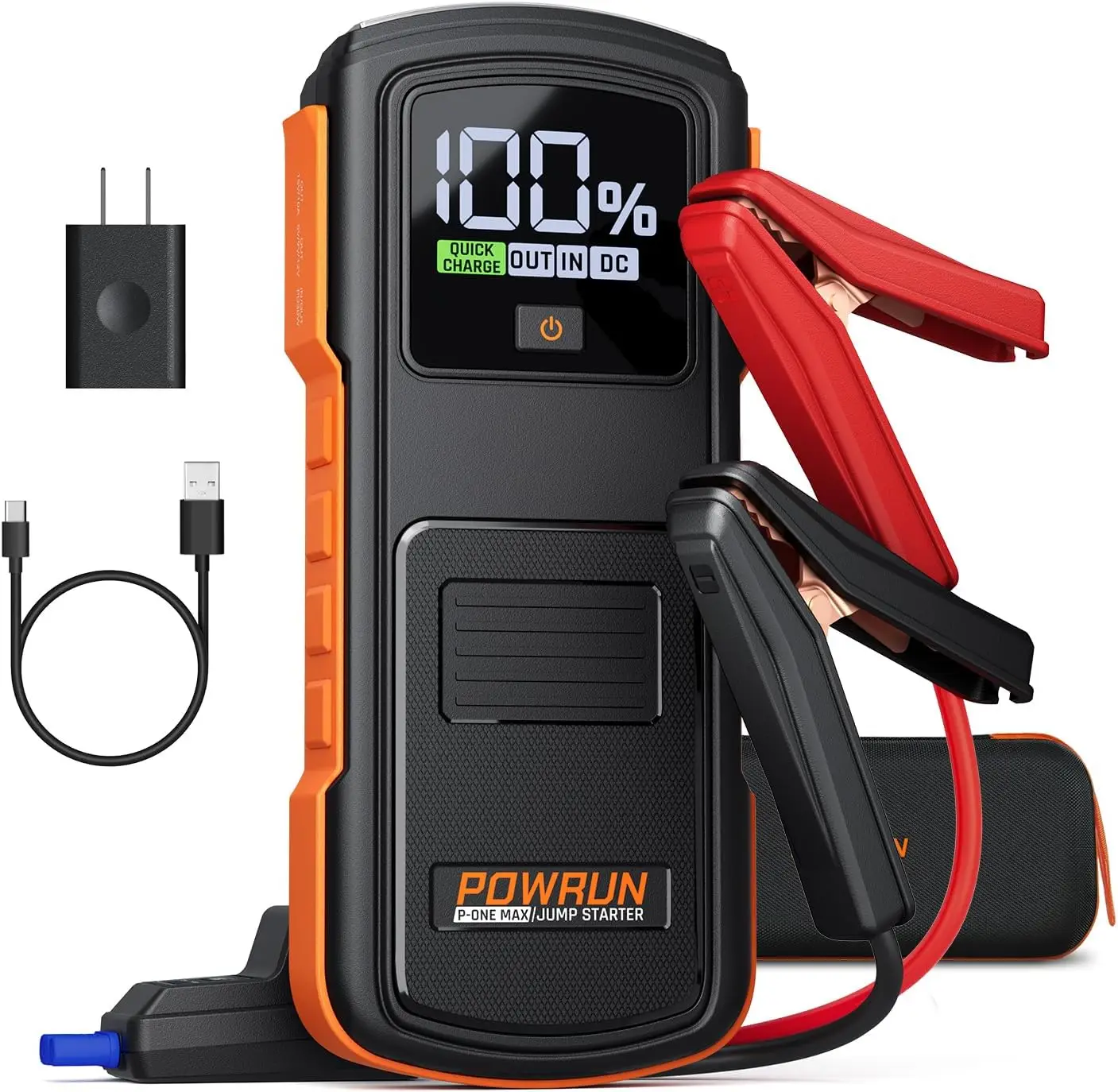 

4000A Portable Jump Starter for All Gas/Diesel Engines up to 10.0L, 12V Car Battery Booster with Case