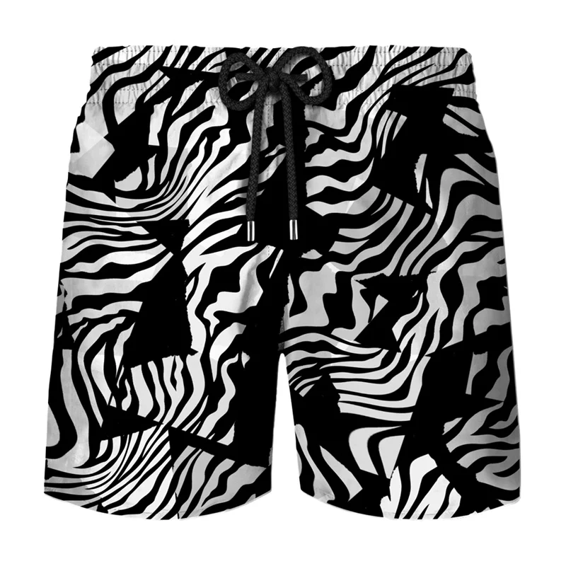 Fashion Tiger Skin Graphic Beach Shorts Pants Men 3D Printed Hawaii Swim Trunks homme Swimsuit 2023 Summer Cool ropa Ice Shorts