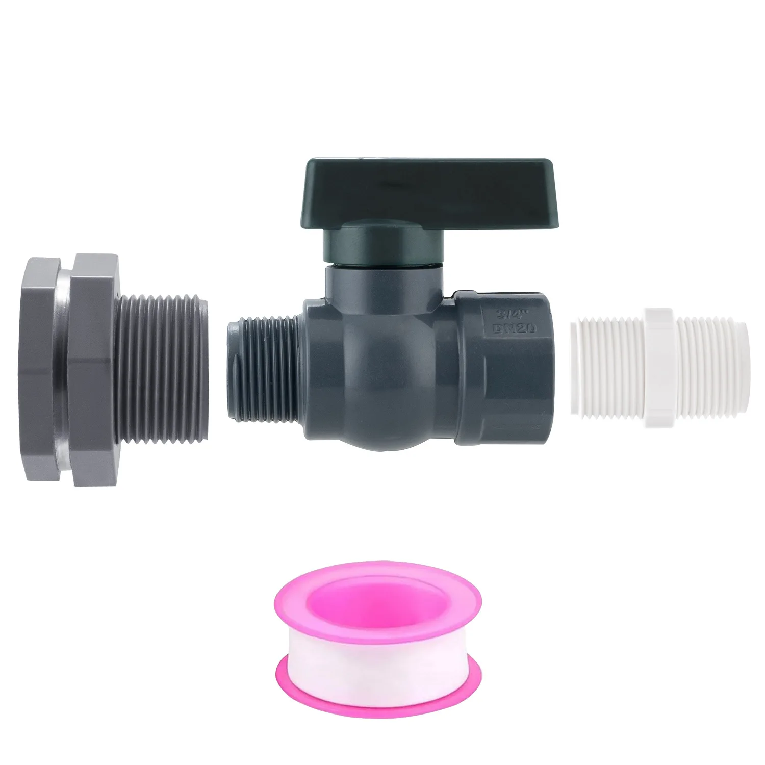 American standard rainwater bucket faucet adapter 3/4PVC garden hose partition joint water bucket splitter