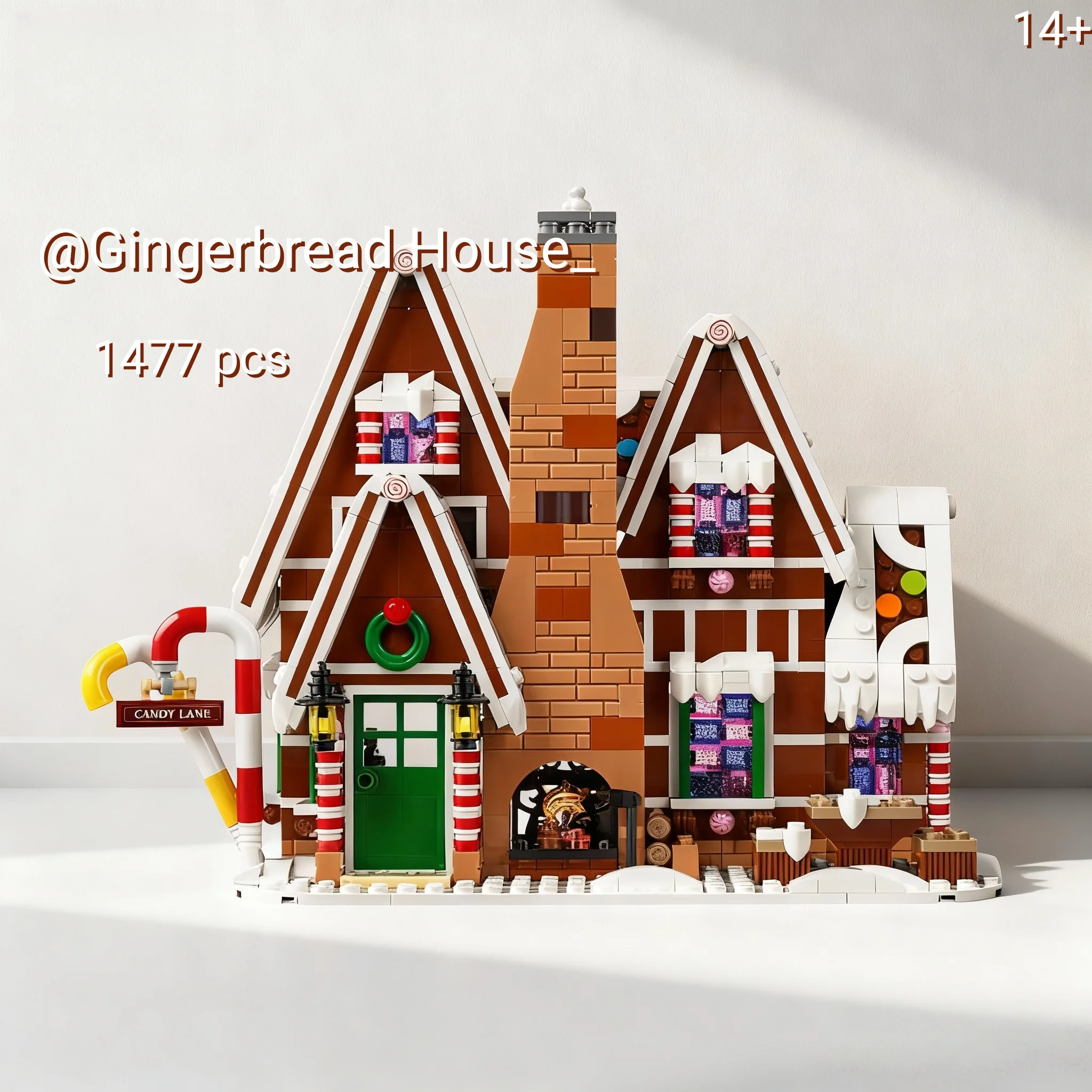 

Горячие предложения FIT 10267, пряничный домик, семейный сбор, строительные блоки, модель кирпича, сборка лося для детей, подарок на день рождения, Рождественский подарок