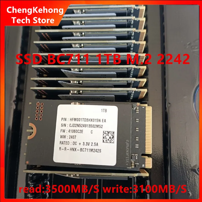 Hynix BC711 256GB 512GB 1TB M.2 2242 NVMe PCIe高速ノートパソコン用