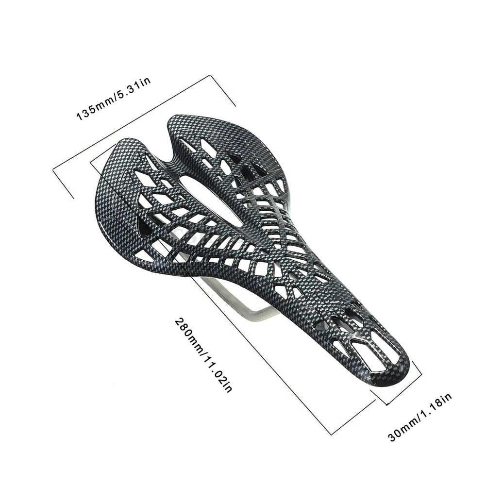 دراجة السرج الطريق الدراجة العنكبوت الجوف السرج مقاعد ألياف الكربون دراجة السرج مقعد الدراجة وسادة مقاوم للماء الدراجات اكسسوارات