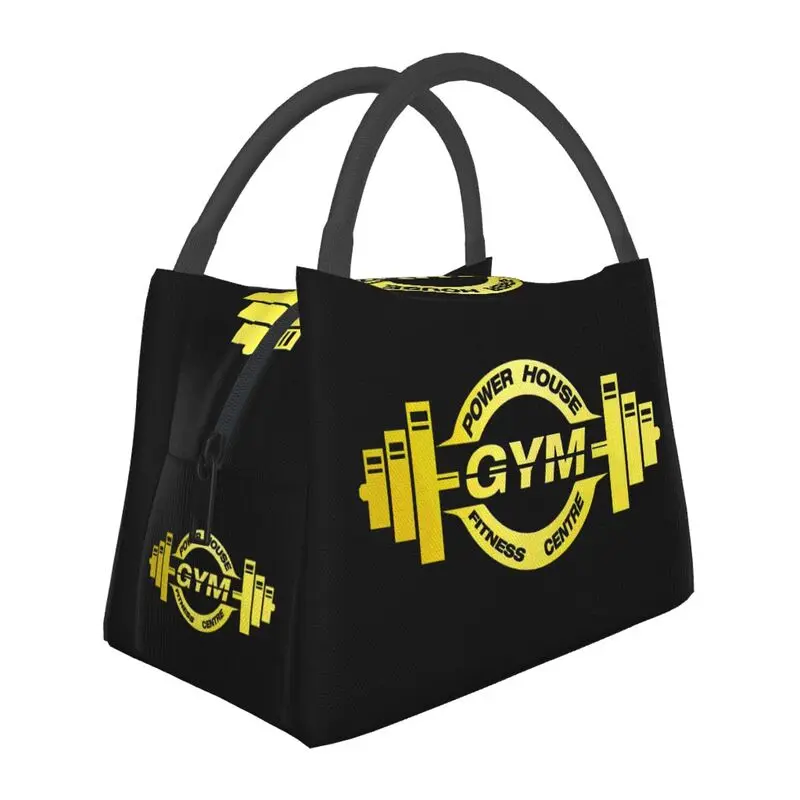 Custom Gym Lunch Boxes Women Bodybuilding Fitness Muscle Thermal Cooler Food Insulated Lunch Bag Travel Work Pinic Container