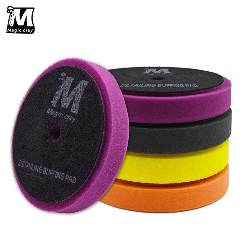 

Фиолетовая выпуклая полировальная подушечка из пенопласта, полировальная губка, автомобильная подушечка, автомобильные аксессуары, инструменты, удаляет царапины для полировки