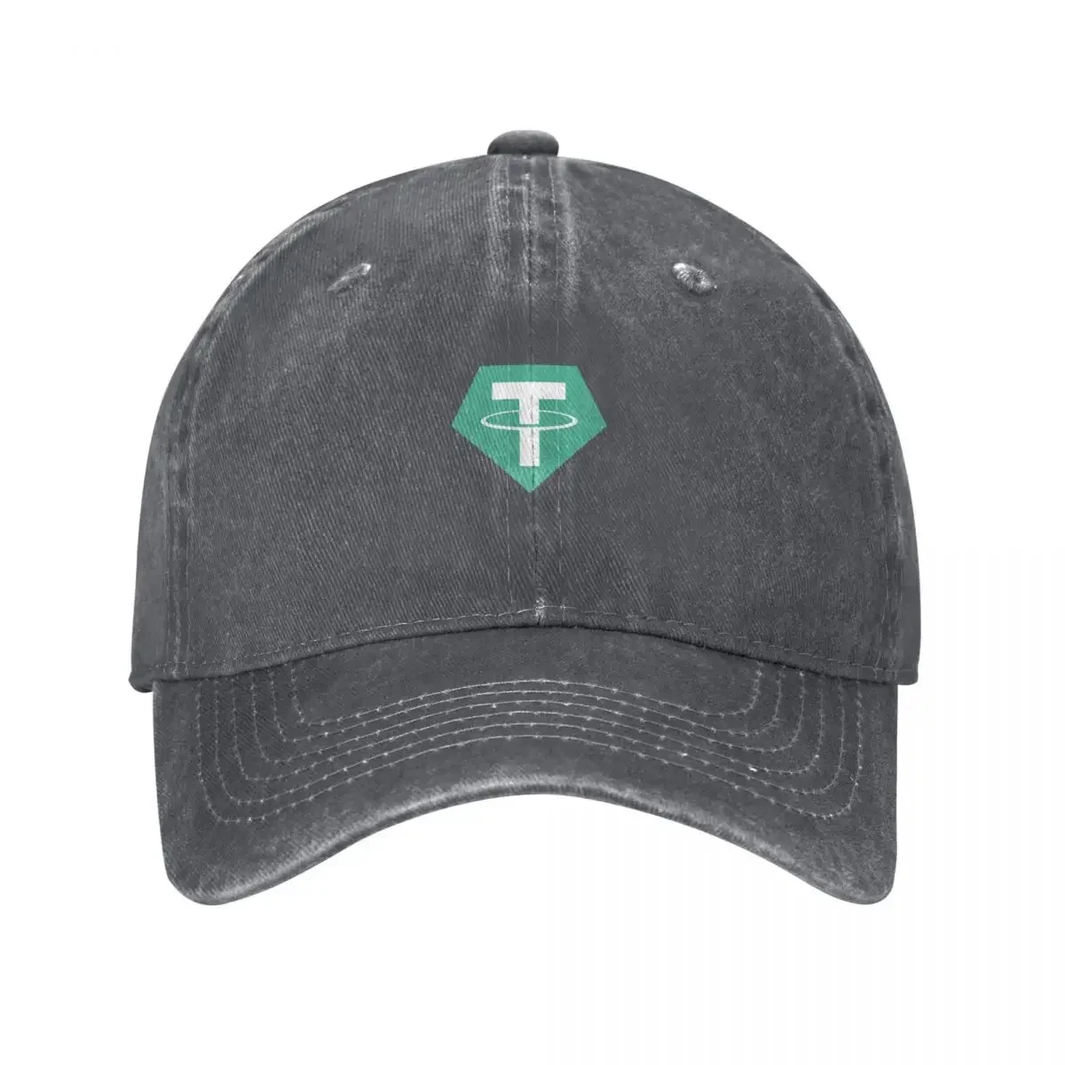 

Tether Logo Baseball Cap Unique hats Sun Cap Hip Hop fun hats For Women Men's