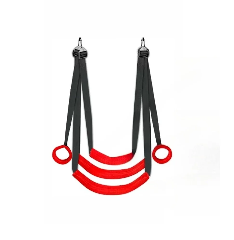Hanging sex swings, indoor sex furniture, couple flirting and erotic games, bondage and training sex toys