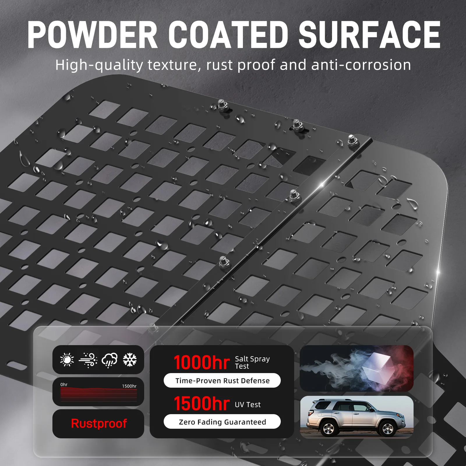 لوحة تخزين النافذة الخلفية للسيارة من BEVINSEE لسيارة Toyota 4Runner، استبدل 64740-35120-C0، ملحقات السيارة الداخلية