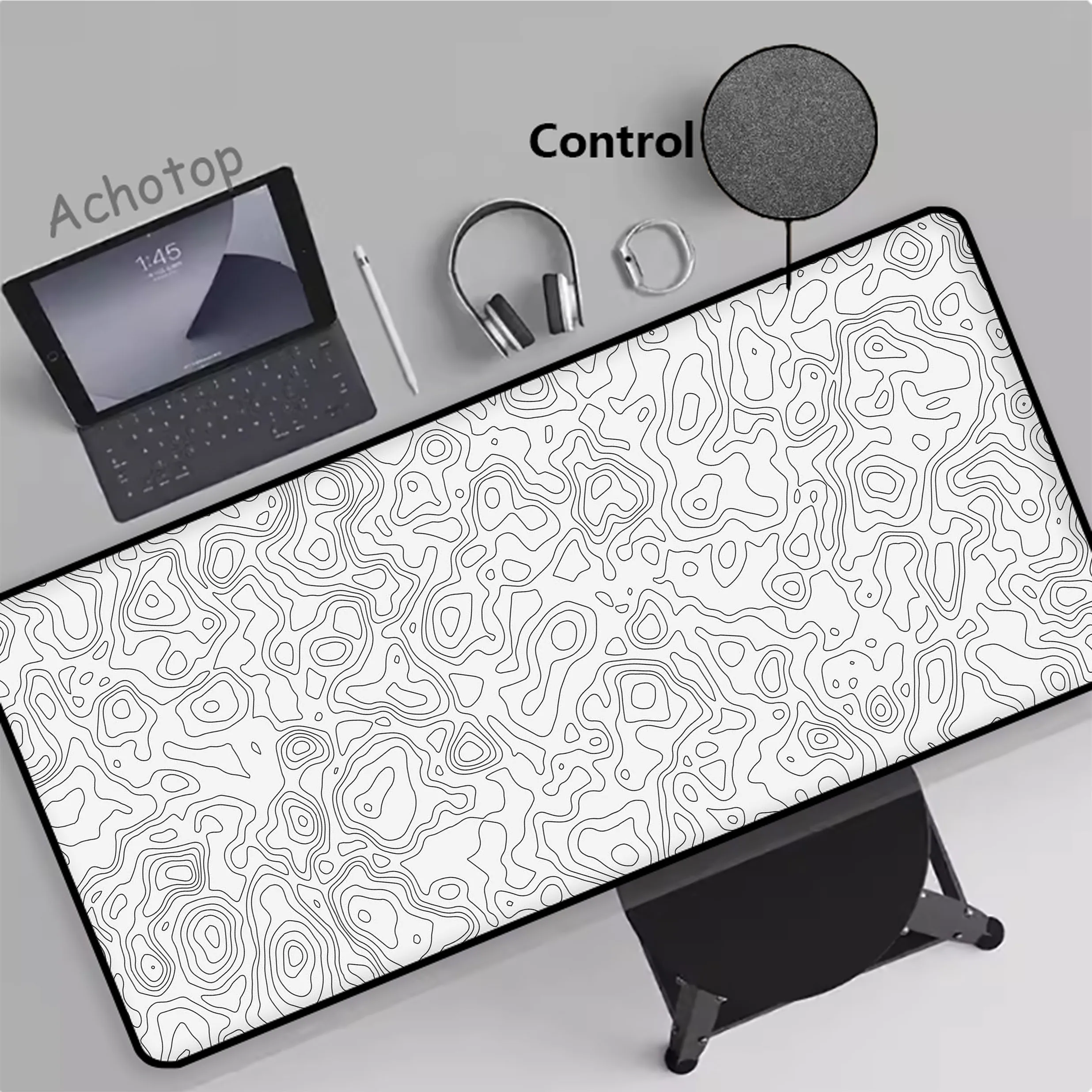 Strata Liquid Simple Control Large Mousepad XXL Office Mouse Pad Gaming Carpet Locking Edge Mouse Mat Game Keyboard Pads