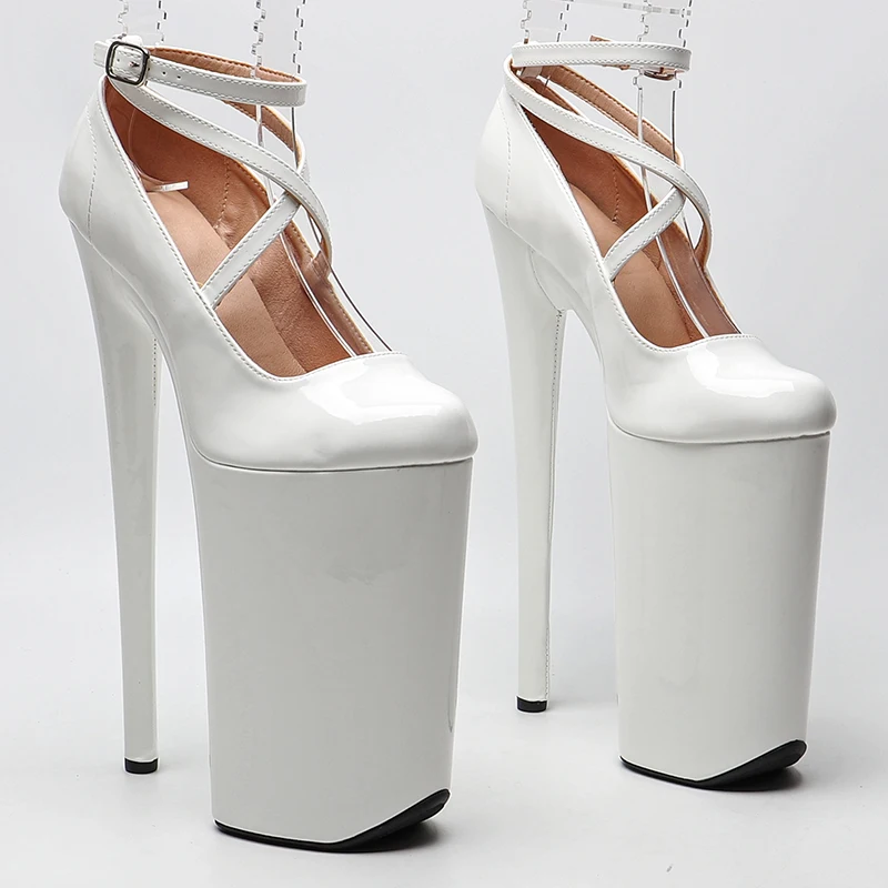 Leecabe-Sandalias de tacón alto exóticas para fiesta, zapatos de Pole Dance, sexy, 26CM/10 pulgadas