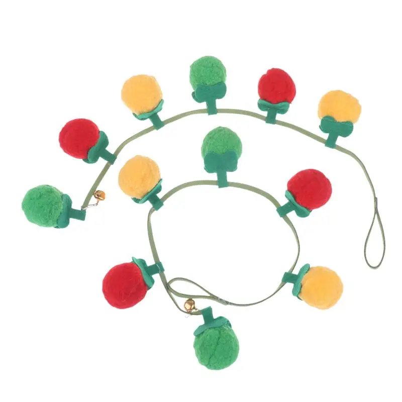 Kitten Toy Boredom Relief Essential For Cats 1/3/5Pcs Durable Tomato Cat Teaser String Toy With Bell Self Play Interactive