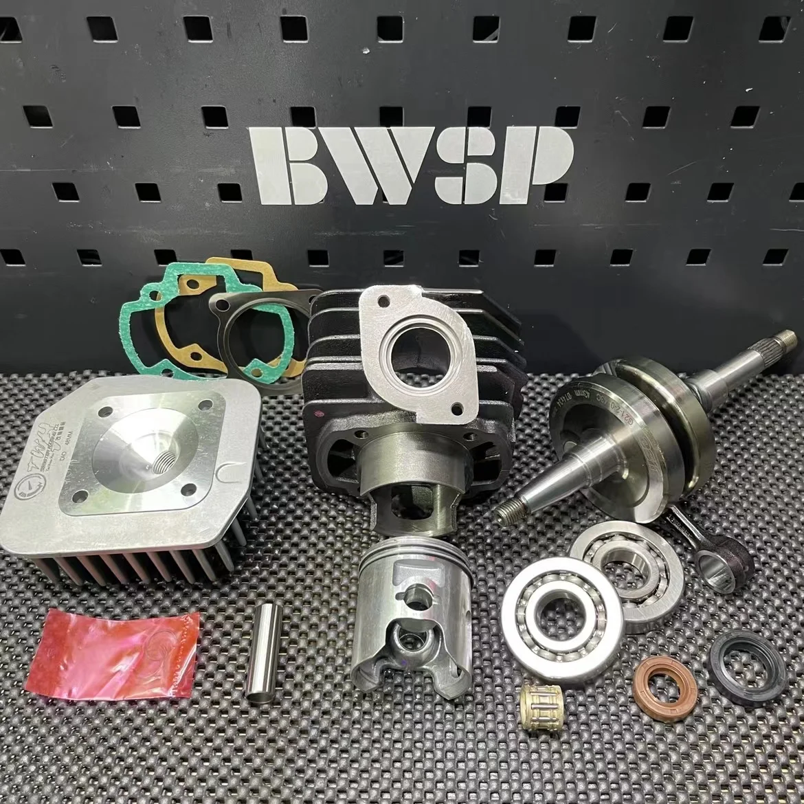 Big Bore Kit 80cc For DIO50 AF18 JISO Forged Cylinder Piston 48mm Long Stroke Crankshaft 43mm BWSP Scooter Engine Parts