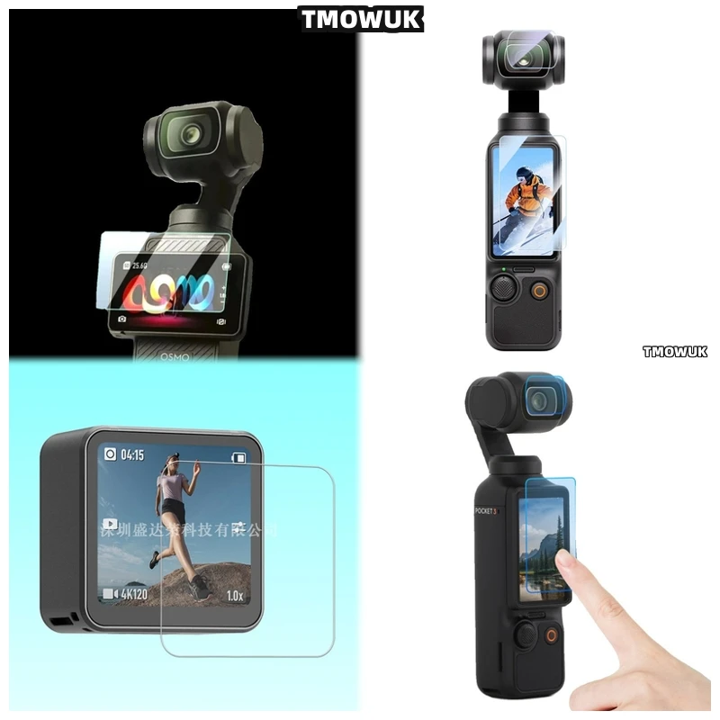 

For DJI Pocket 1 2 Osmo Pocket 3, Tech Enthusiasts' Screen Guard For Action 2 4 Pro.