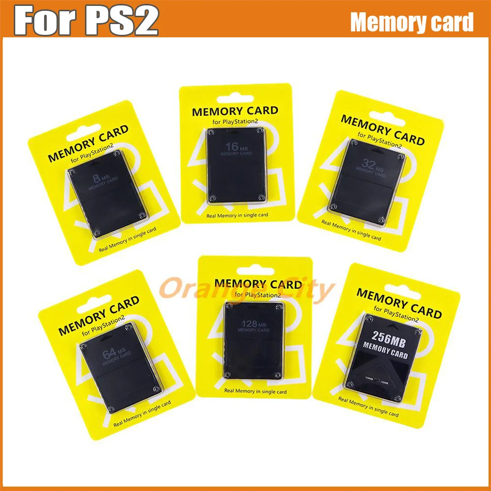 1PC Memory Card 8M /16M /32M /64M /128M /256M Save Game Data Stick Module For Sony PlayStation 2 PS2 Extended Card