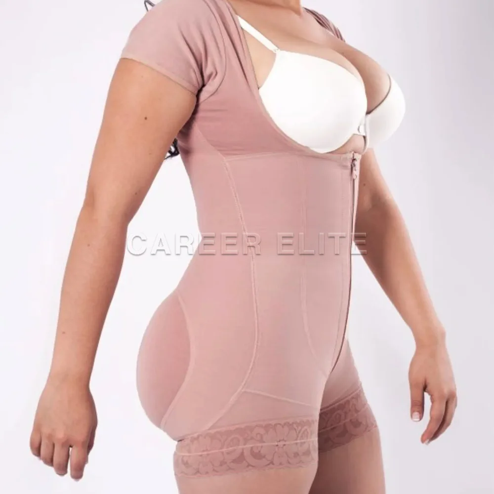 Shapewear Open-Bust Bodysuits Women Body Shapers Tummy Control Seamless Sculpting Slimming Sheath Flat Belly Corset Fajas