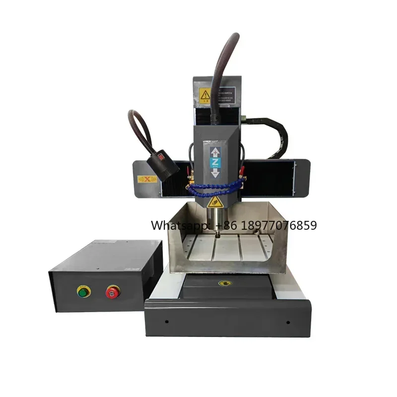 High Precision 4040 CNC Milling Machine for Desktop Metal Cutting Engraving 3D Mini CNC Router for Aluminum Steel Brass