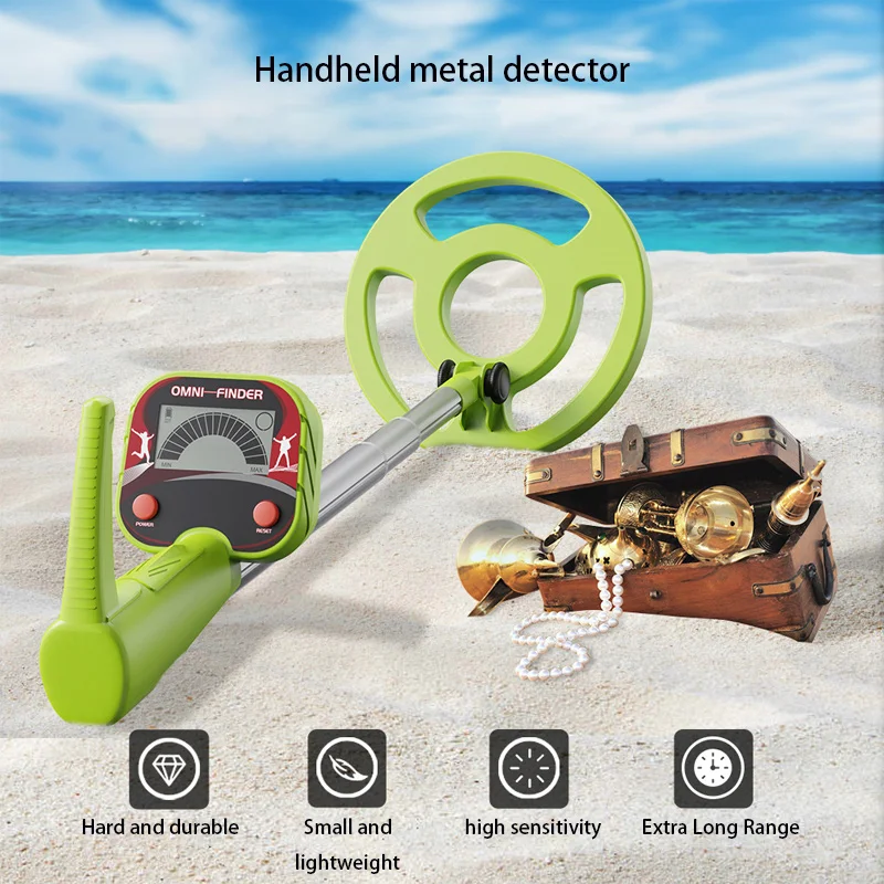 

MD3002 Children's Beach Toy Science Experiment Hunter High Sensitivity Outdoor Treasure Hunting Underground Metal Detector