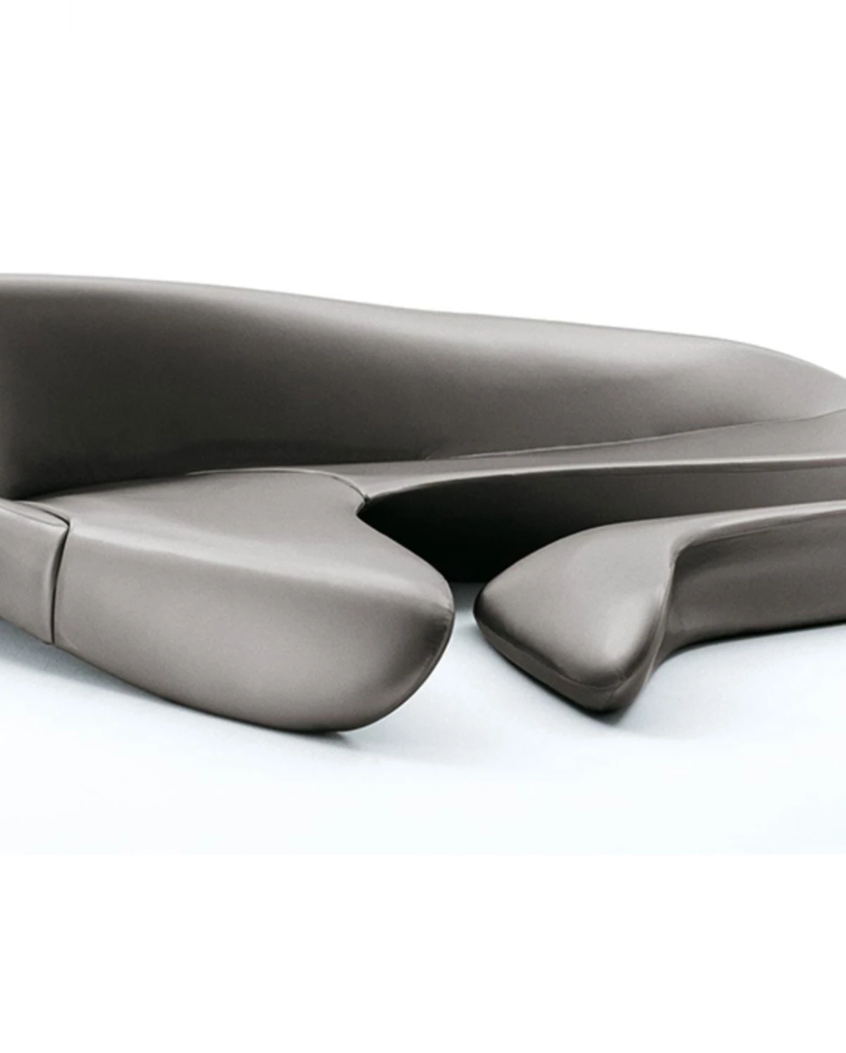 

Italian Zaha FRP 7-shaped arc corner sofa combination