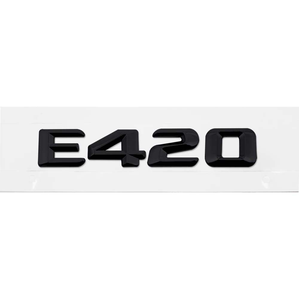 for Mercedes Benz E55 E63 E400 E400L E420 E430 E500 E550 W212 AMG Decoration Letter Trunk Lid Sticker Metal Car Refitting Decal