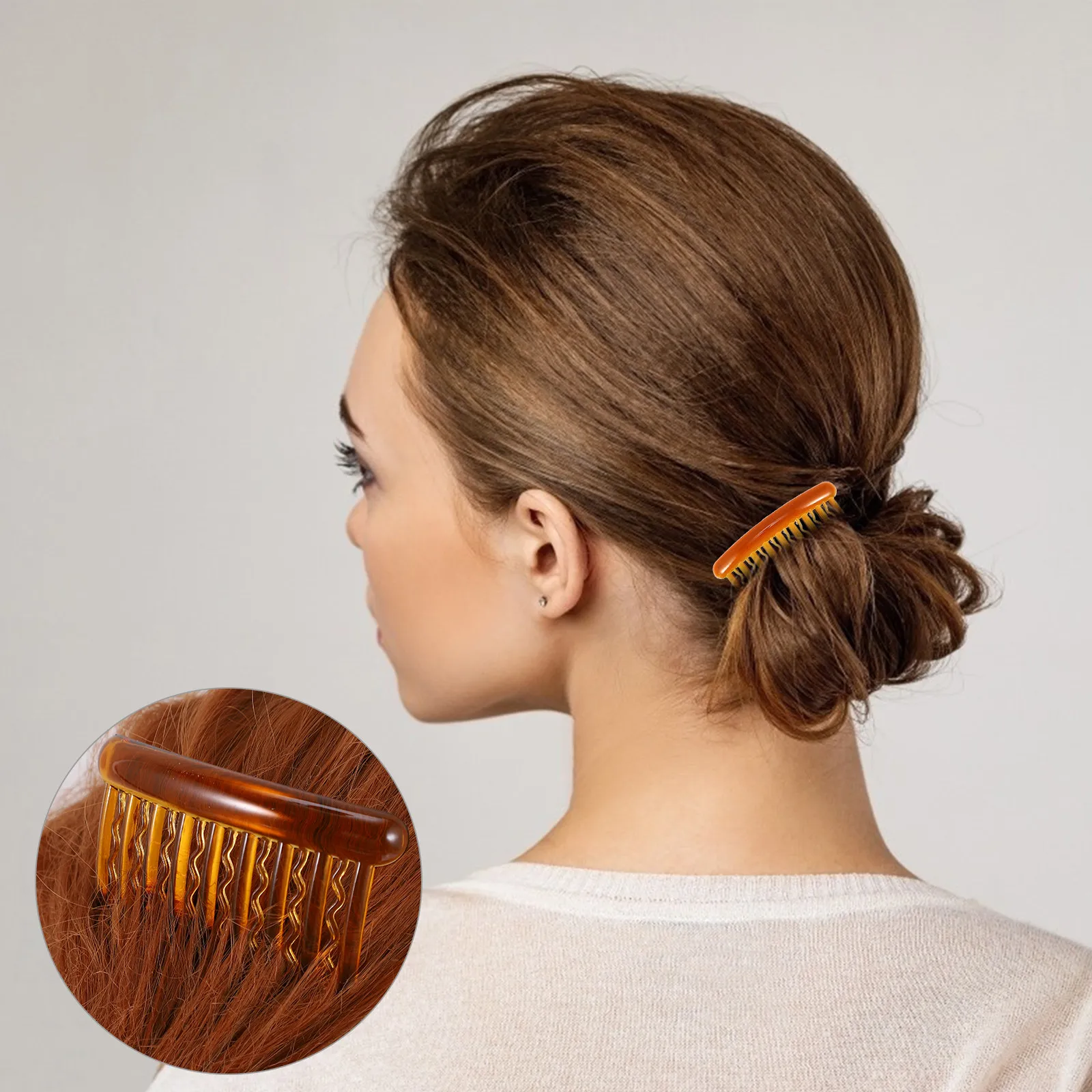 

12Pcs Wave Tooth Hair Combs Ergonomic Curved Handle Compact Light Weight Wide Tooth Design Detangling Combs for Daily