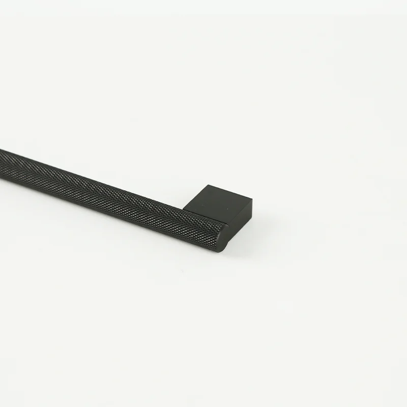 Universal Cabinet Drawer Window Handle Matte Black Stainless Steel Home DIY Compatible with Included 4mm Diameter Screw Pair