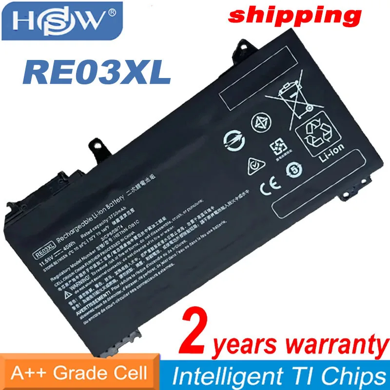 

Laptop Battery RE03XL For HP ProBook 430 440 445 450 455 G6 Series HSTNN-DB9N HSTNN-UB7R L32407-2B1 L3240